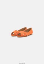 femmes ballerines peeptoe orange 006BT2153 Anna Field - Image 3