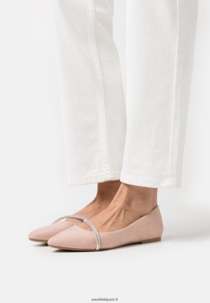 femmes ballerines rose clair 006BT2118 Anna Field