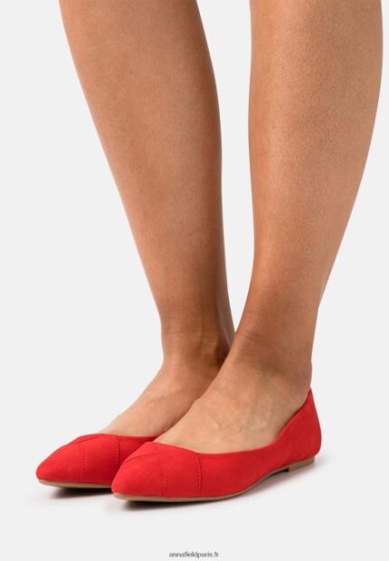 femmes ballerines rouges 006BT2127 Anna Field