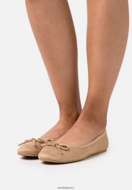 femmes ballerines taupe 006BT2095 Anna Field