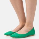 femmes ballerines vertes 006BT2133 Anna Field