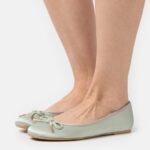 femmes ballerines vertes 006BT2149 Anna Field