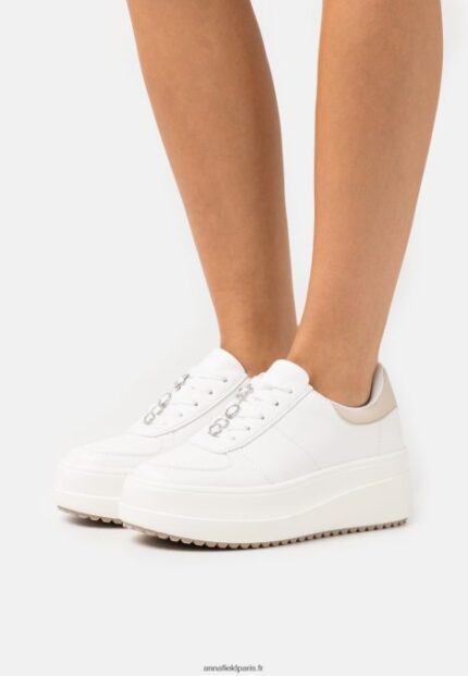 femmes baskets blanches 006BT1206 Anna Field