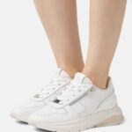 femmes baskets cuir blanc/beige 006BT1209 Anna Field