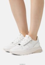 femmes baskets cuir blanc/beige 006BT1209 Anna Field