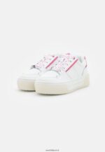 femmes baskets cuir blanc/rose 006BT1211 Anna Field - Image 3