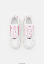 femmes baskets cuir blanc/rose 006BT1211 Anna Field - Image 6