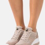 femmes baskets cuir mix beige 006BT1215 Anna Field