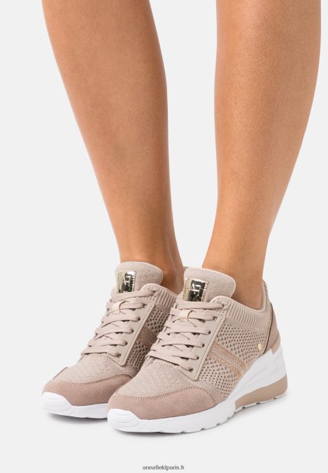 femmes_baskets_cuir_mix_beige_006bt1215_anna_field.jpg femmes baskets cuir mix beige 006BT1215 Anna Field - Image 1