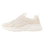 femmes baskets en cuir beiges 006BT1175 Anna Field