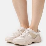 femmes baskets en cuir beiges 006BT1213 Anna Field