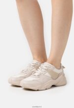 femmes baskets en cuir beiges 006BT1213 Anna Field