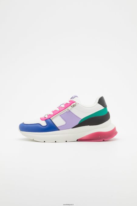 femmes baskets en cuir blanc/multicolore 006BT1214 Anna Field - Image 2