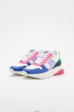 femmes baskets en cuir blanc/multicolore 006BT1214 Anna Field - Image 3