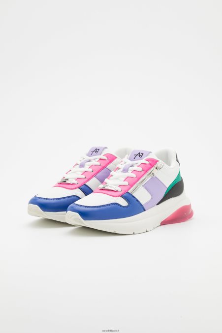 femmes baskets en cuir blanc/multicolore 006BT1214 Anna Field - Image 3