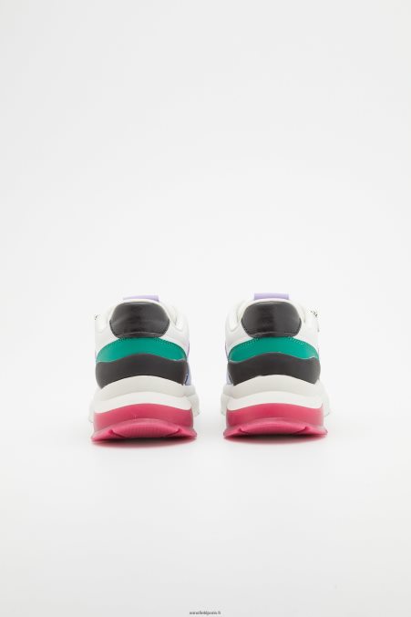 femmes baskets en cuir blanc/multicolore 006BT1214 Anna Field - Image 4