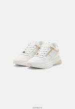 femmes baskets en cuir blanc/or 006BT1201 Anna Field - Image 3