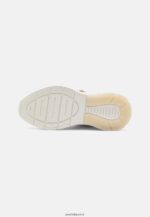 femmes baskets en cuir blanc/or 006BT1201 Anna Field - Image 5