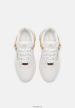 femmes baskets en cuir blanc/or 006BT1201 Anna Field - Image 6