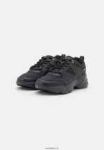 femmes baskets en cuir noir 006BT1203 Anna Field - Image 3