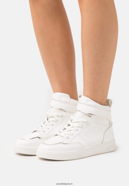 femmes baskets montantes blanc/or 006BT1234 Anna Field