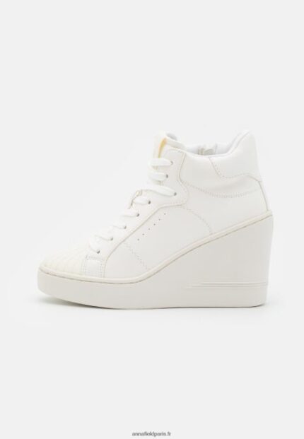 femmes baskets montantes blanches 006BT1229 Anna Field