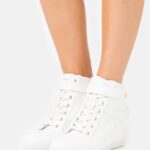 femmes baskets montantes blanches 006BT1230 Anna Field