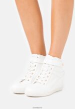 femmes baskets montantes blanches 006BT1230 Anna Field