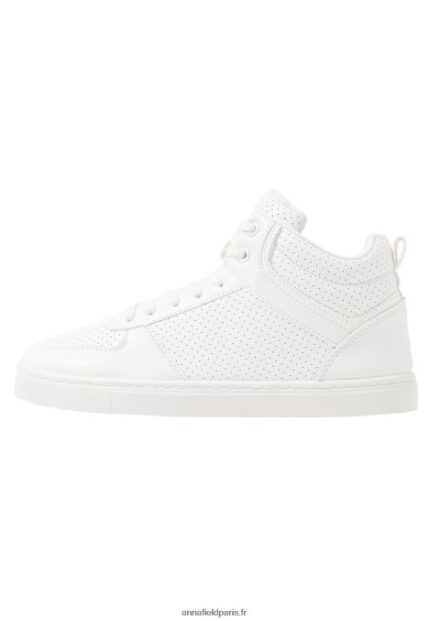 femmes baskets montantes blanches 006BT1233 Anna Field
