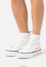 femmes baskets montantes blanches 006BT1240 Anna Field