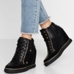 femmes baskets montantes bootie noir 006BT1232 Anna Field