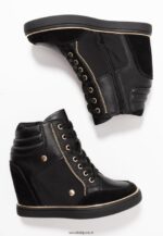 femmes baskets montantes bootie noir 006BT1232 Anna Field - Image 4