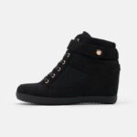 femmes baskets montantes noires 006BT1228 Anna Field