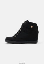 femmes baskets montantes noires 006BT1228 Anna Field