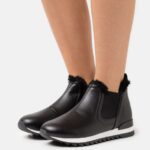 femmes baskets montantes noires 006BT1235 Anna Field