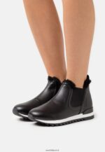femmes baskets montantes noires 006BT1235 Anna Field