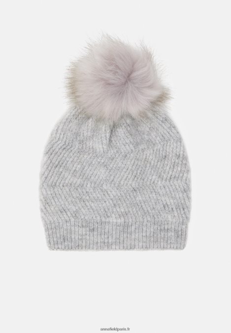 femmes_bonnet_gris_006bt2708_anna_field.jpg femmes bonnet gris 006BT2708 Anna Field - Image 1