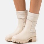 femmes botte d'hiver bottes beige 006BT2202 Anna Field