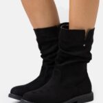 femmes botte d'hiver bottes noir 006BT2192 Anna Field