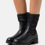 femmes botte d'hiver bottes noir 006BT2197 Anna Field