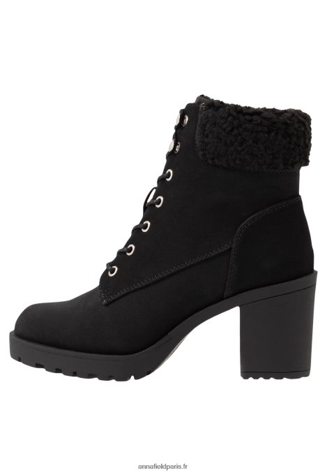 femmes botte d'hiver bottines à plateforme noir 006BT2044 Anna Field - Image 2