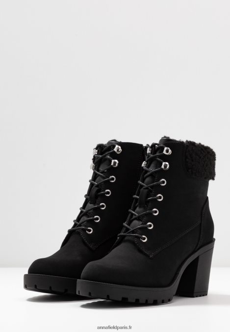 femmes botte d'hiver bottines à plateforme noir 006BT2044 Anna Field - Image 5