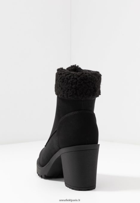 femmes botte d'hiver bottines à plateforme noir 006BT2044 Anna Field - Image 6