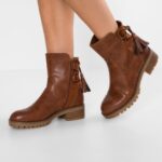 femmes botte d'hiver bottines classiques cognac 006BT1996 Anna Field