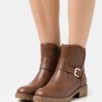 femmes botte d'hiver confort bottines classiques cognac 006BT1998 Anna Field