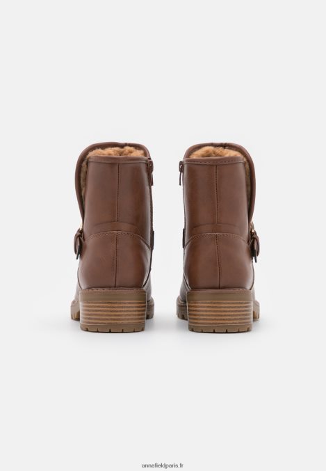 femmes botte d'hiver confort bottines classiques cognac 006BT1998 Anna Field - Image 4