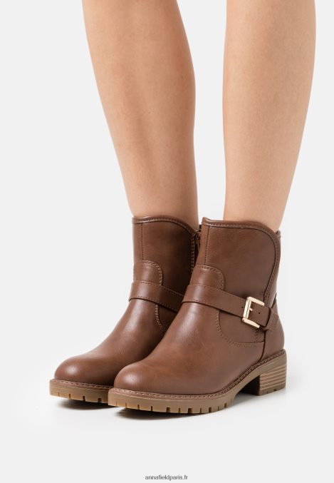 femmes botte d'hiver confort bottines classiques cognac 006BT1998 Anna Field - Image 1