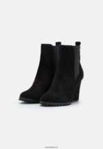 femmes botte d'hiver en cuir bottines à talons hauts noir 006BT1943 Anna Field - Image 2