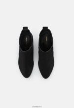 femmes botte d'hiver en cuir bottines à talons hauts noir 006BT1943 Anna Field - Image 5