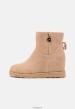 femmes botte d'hiver en cuir bottines beige 006BT1932 Anna Field - Image 2